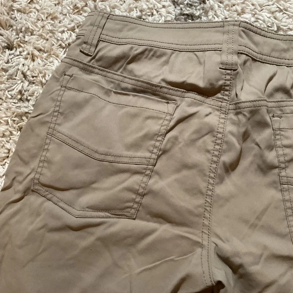 Prana Zion Men 32W x 9L Tan Hiking Outdoor‎ Performance Shorts Stretch Nylon